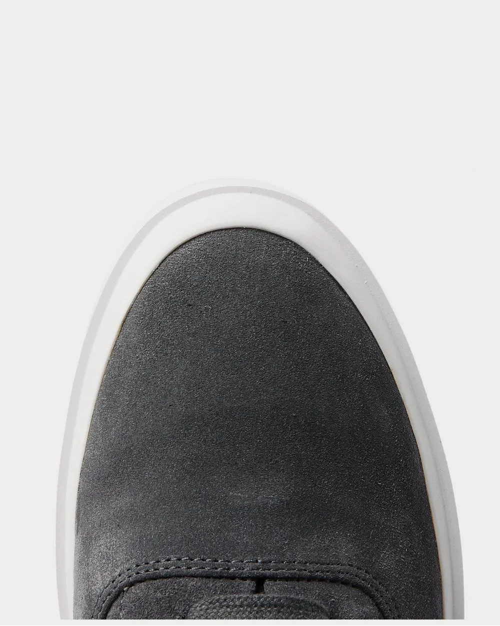 101 Leather-Trimmed Suede  Anthracite low top sneakers