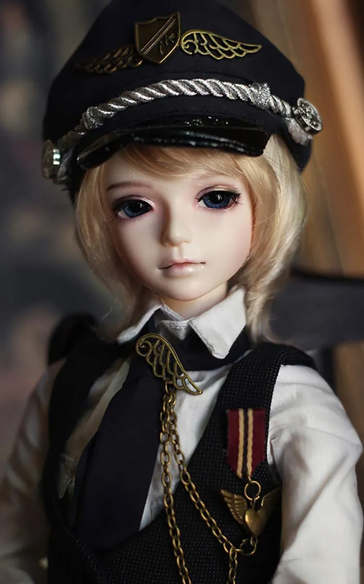 1/4 BJD Ball Jointed Doll Toy with Full Set Clothes Shoes Wig, Girl Doll Playset, Birthday for Your Daughter & Girlfriends(18 Inch Francis)