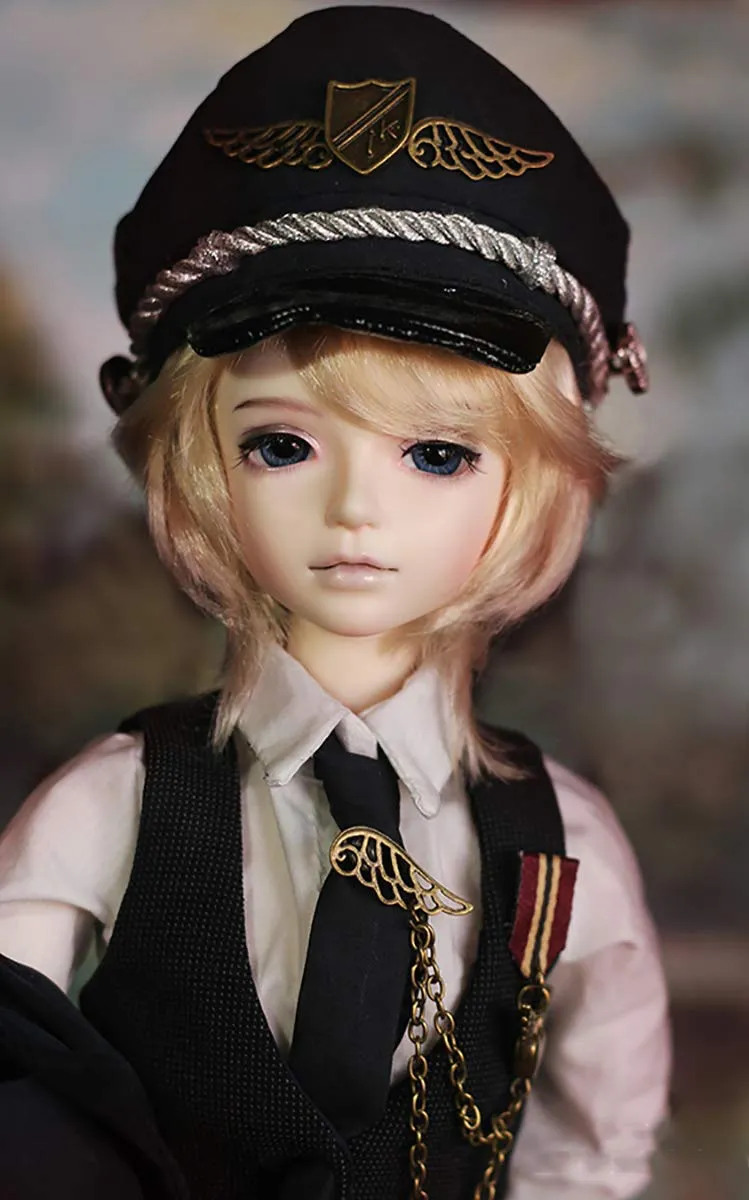 1/4 BJD Ball Jointed Doll Toy with Full Set Clothes Shoes Wig, Girl Doll Playset, Birthday for Your Daughter & Girlfriends(18 Inch Francis)