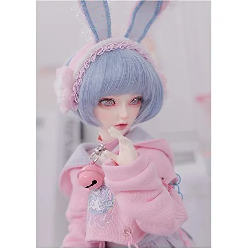 16.3in BJD Doll 1/4 Fashion Ball Jointed SD Doll with Full Set Pink Clothes Shoes Wig Makeup Accessories, Best Surprise Gifts for Boys and Girls