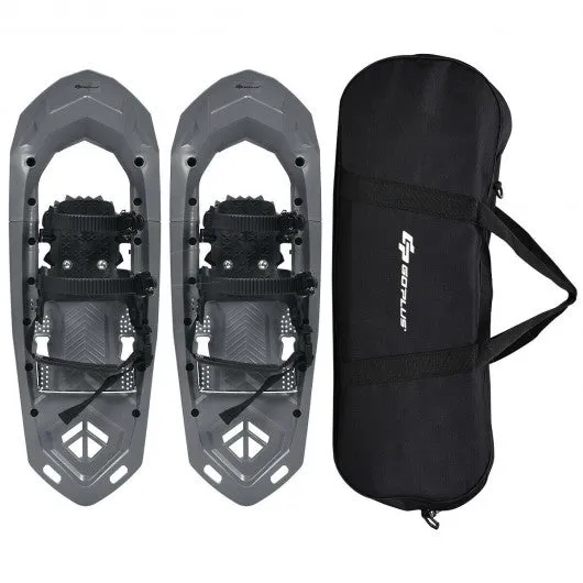 25 inch Lightweight Terrain Snowshoes w/ Bag-Gray