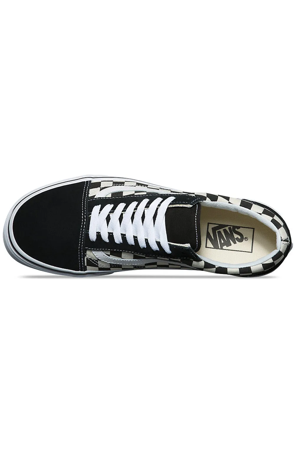 (8G1P0S) Primary Check Old Skool Shoe   Black/White