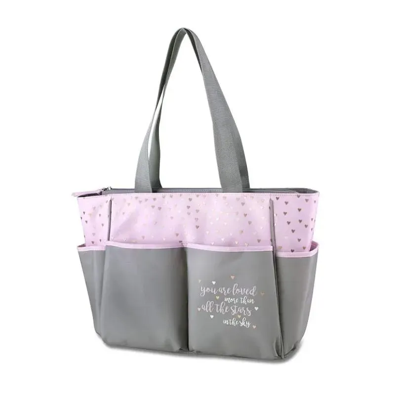 A.D. Sutton - 5Pk Baby Essentials Diaper Bag Set, Pink
