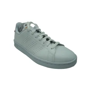 Adidas Women's Advantage Tennis Athletic Shoes White Gold Size 9