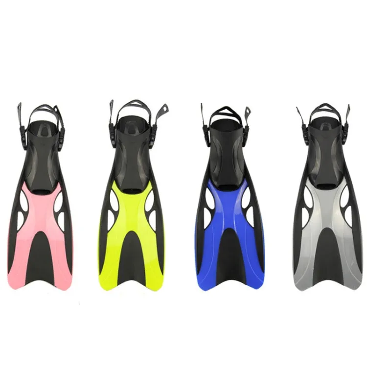 Adjustable Swimming Diving Fins Professional Diving Equipment For Adults, Size: M(Gray)