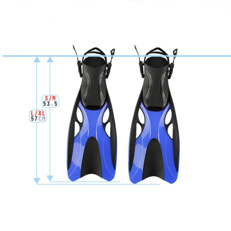 Adjustable Swimming Diving Fins Professional Diving Equipment For Adults, Size: M(Gray)