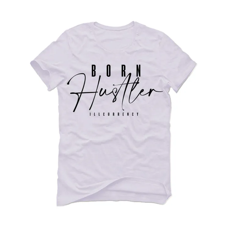 Air Jordan 1 Mid "Diamond" White T-Shirt (Born Hustler)