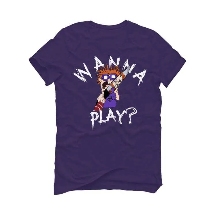 Air Jordan 13 “Court Purple” Purple T-Shirt (WANNA PLAY)