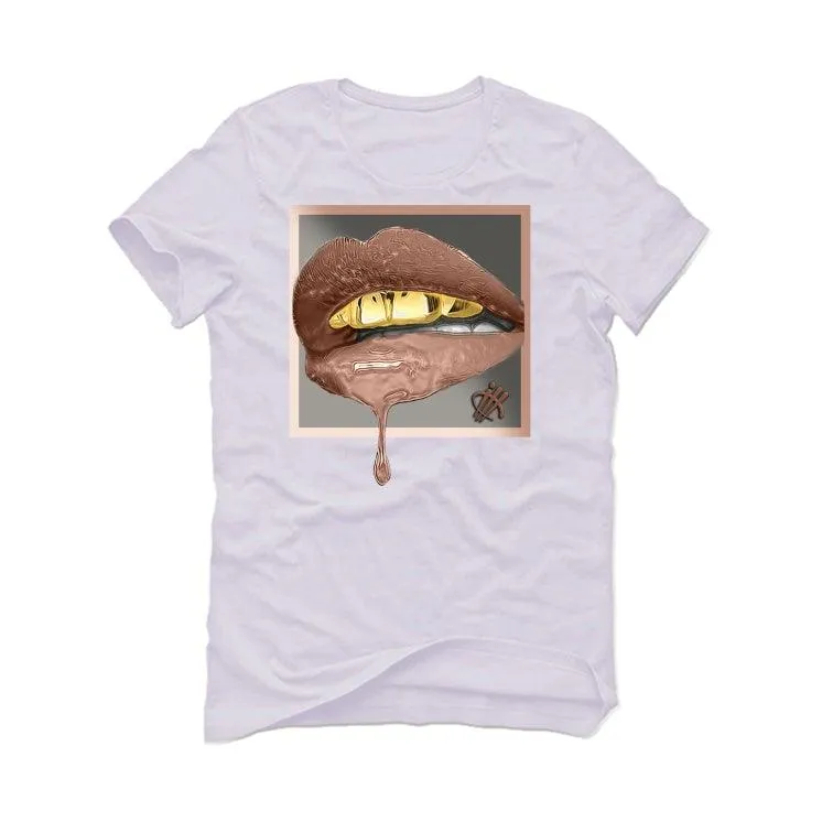 Air Jordan 4 WMNS Shimmer White T-Shirt (LIPSTICK)