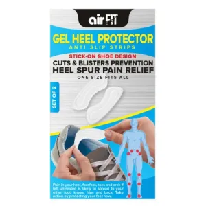 AirFit Medi Gel Heel Protector Anti Slip Strips (2pcs)