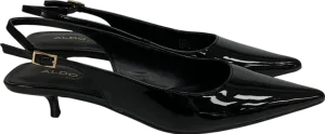 Aldo Black Lennoxie Heeled Slingback Shoes UK 3 EU 36 👠