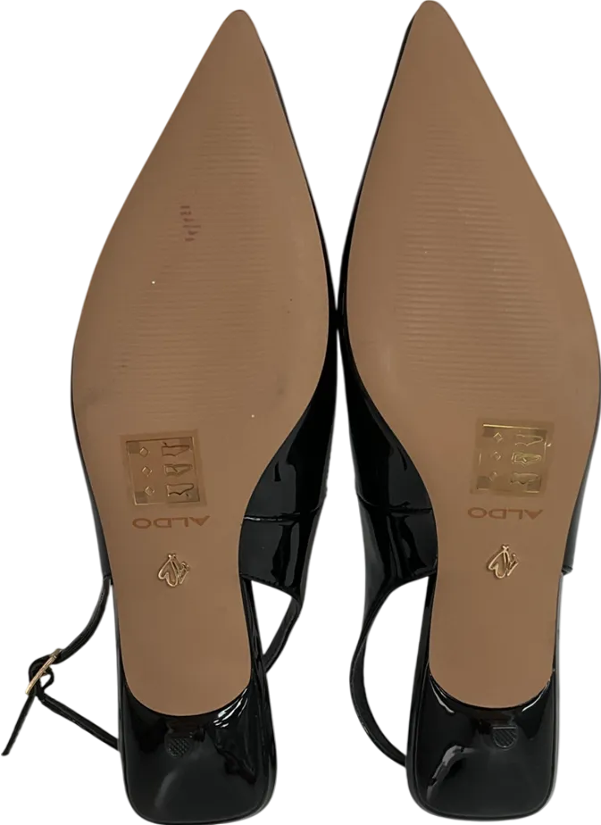 Aldo Black Lennoxie Heeled Slingback Shoes UK 3 EU 36 👠