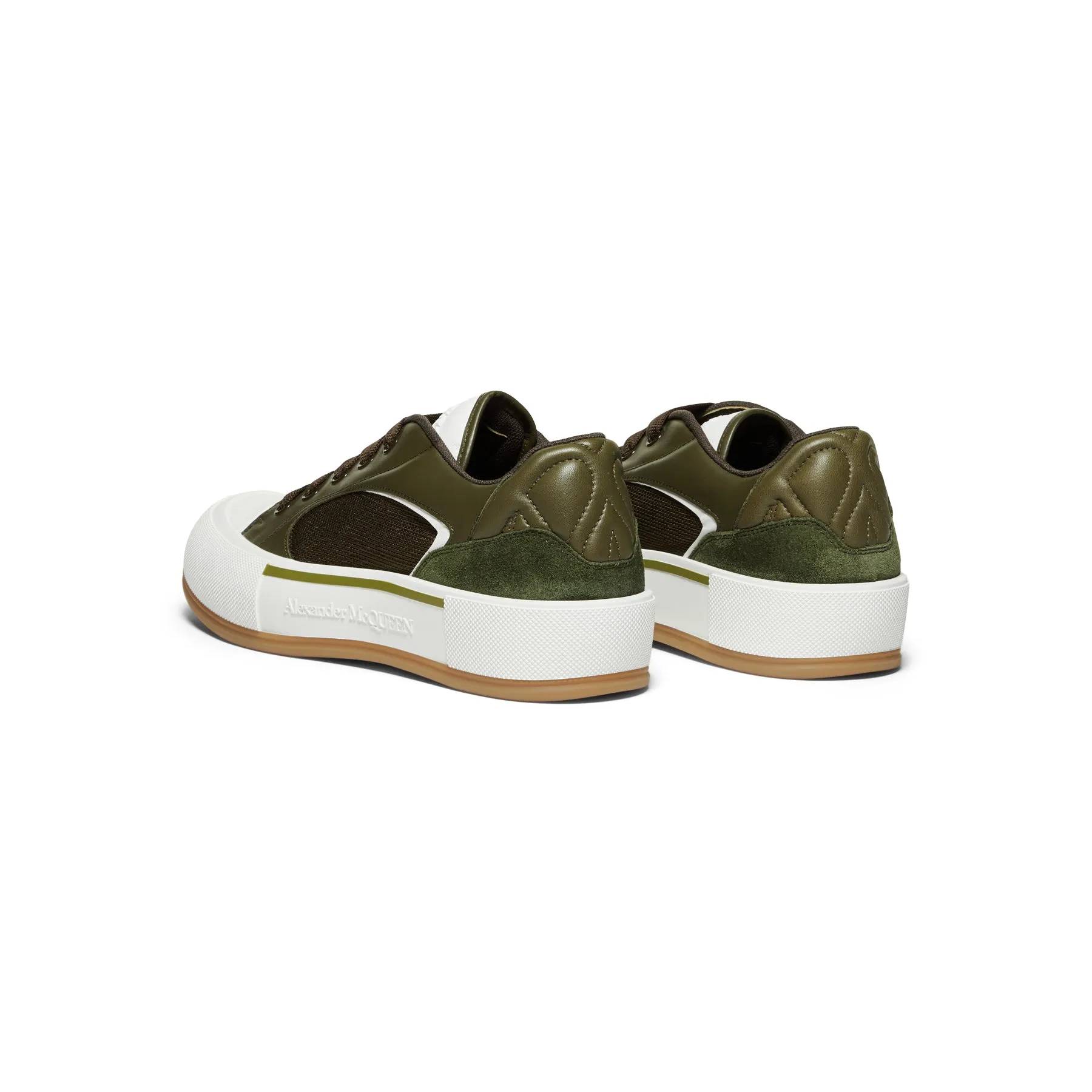 Alexander McQueen Skate Deck Sneaker (Khaki)