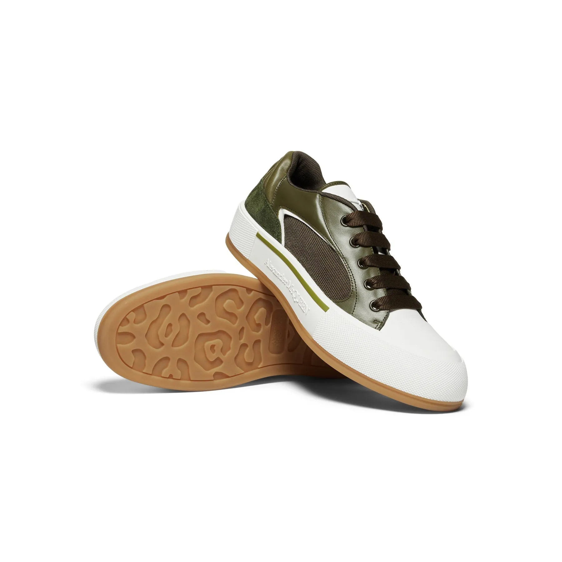 Alexander McQueen Skate Deck Sneaker (Khaki)