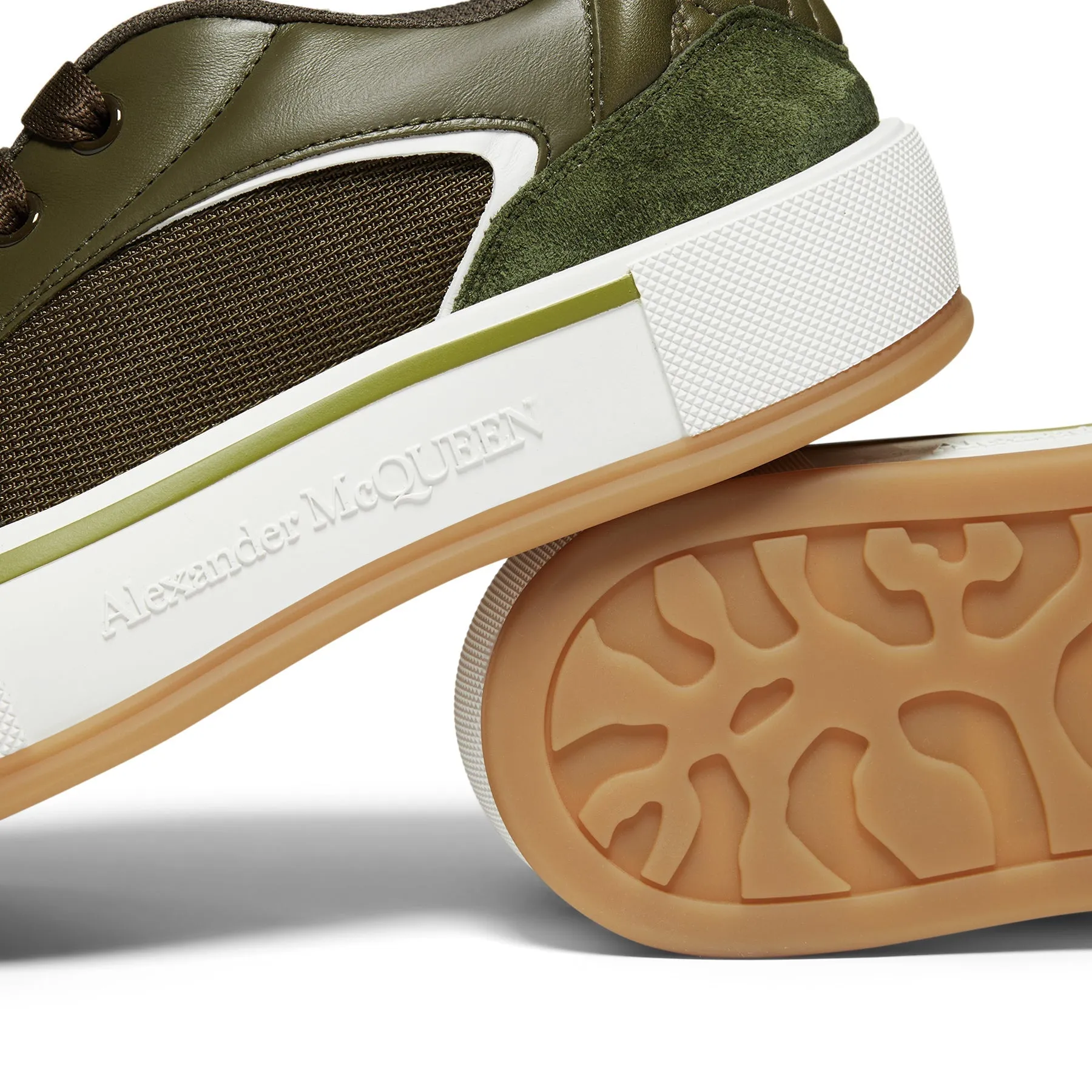 Alexander McQueen Skate Deck Sneaker (Khaki)