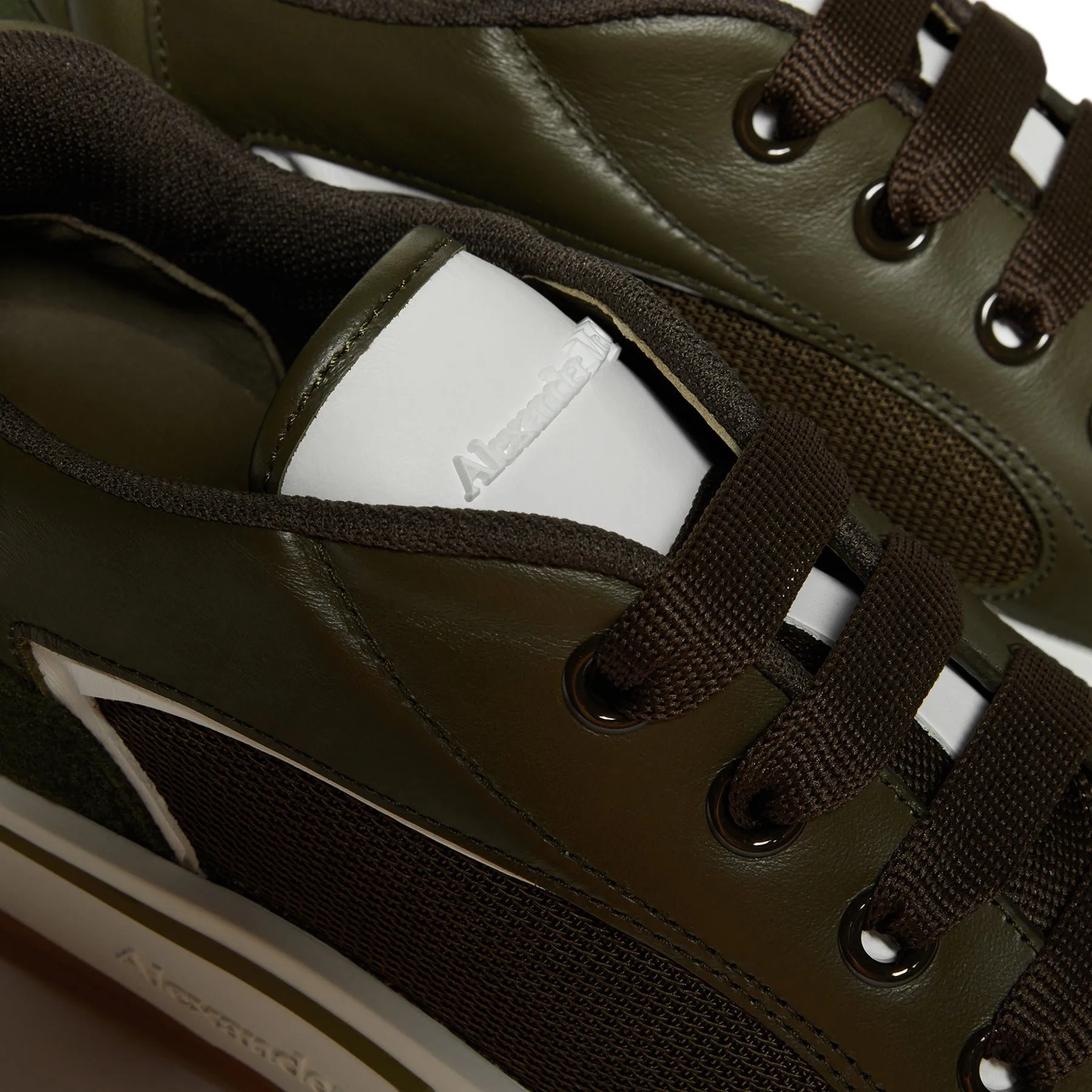 Alexander McQueen Skate Deck Sneaker (Khaki)