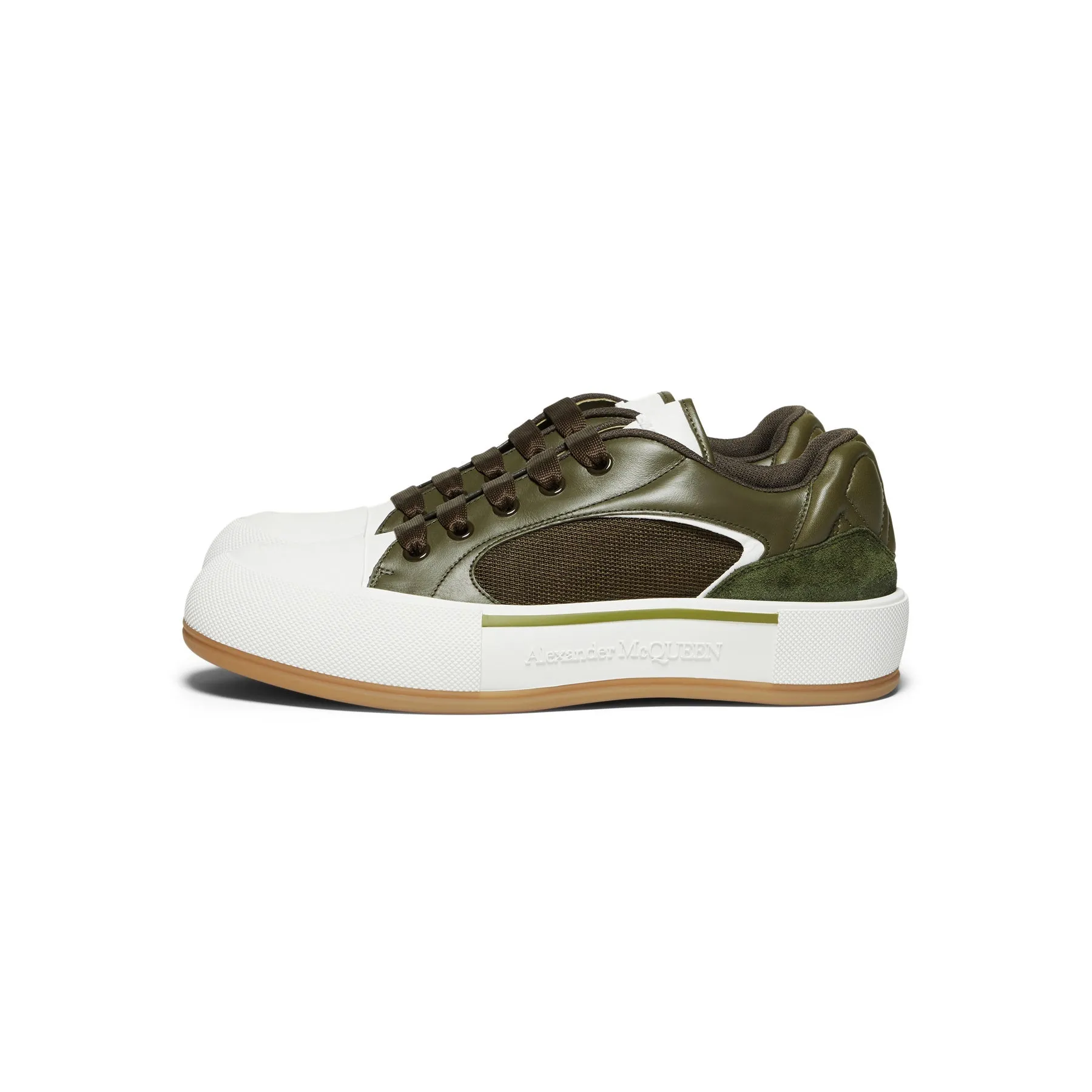 Alexander McQueen Skate Deck Sneaker (Khaki)