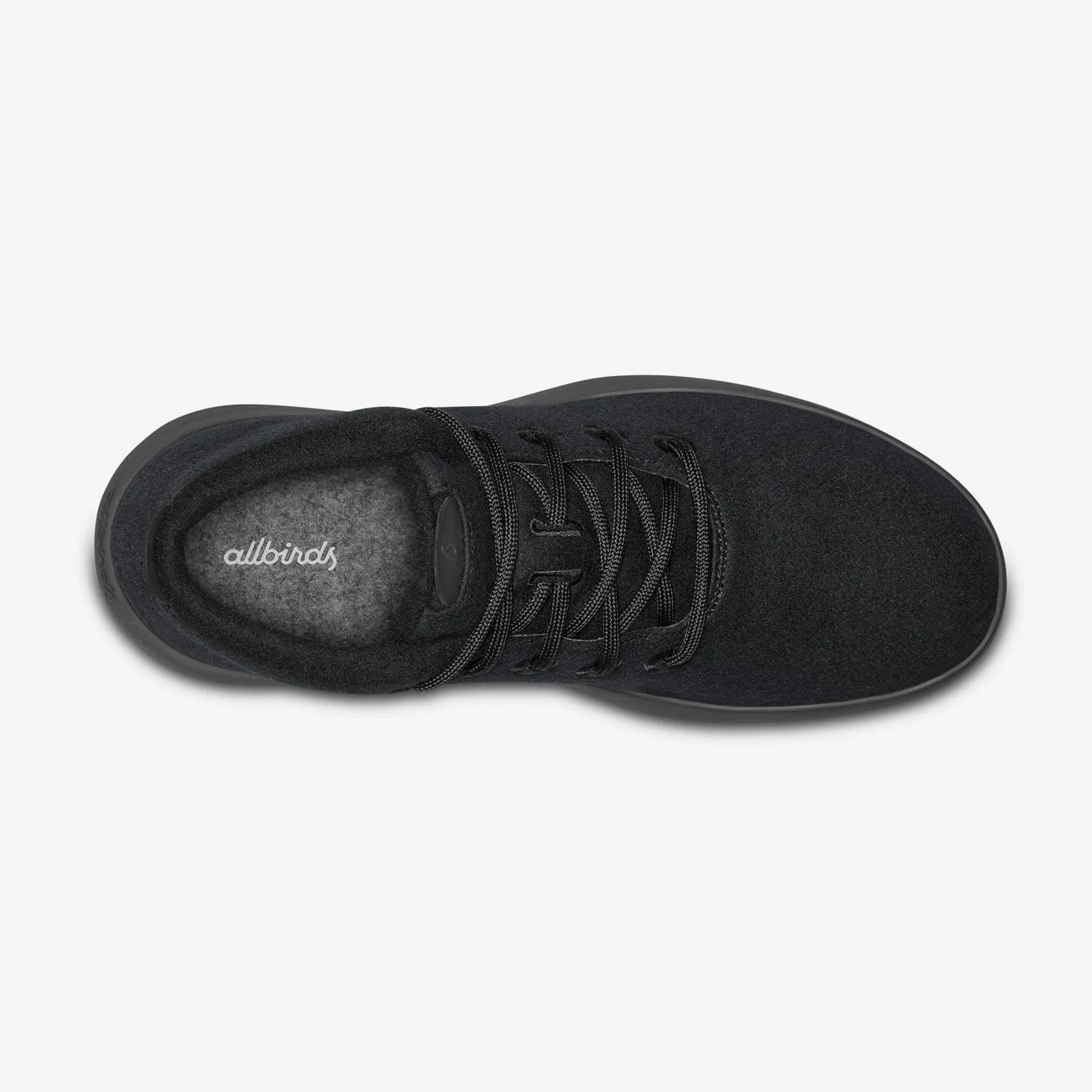 Allbirds Wool Runner-up Mizzles - LIMITED EDITION: Dark Black (Black Sole) EX