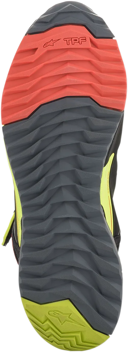 ALPINESTARS CR-X Drystar? Shoes - Black/Red/Yellow Fluorescent - US 13 2611820153813