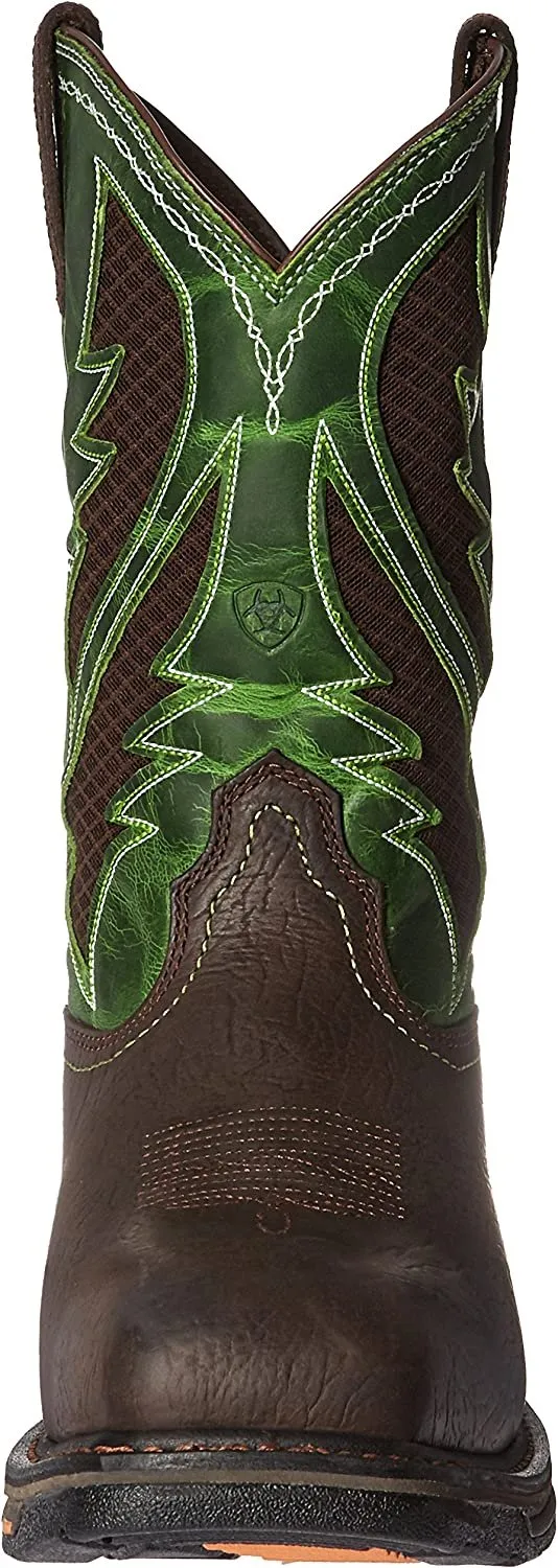 Ariat Men's Workhog Wide Square Venttek Composite Toe Work Boot Western Leather
