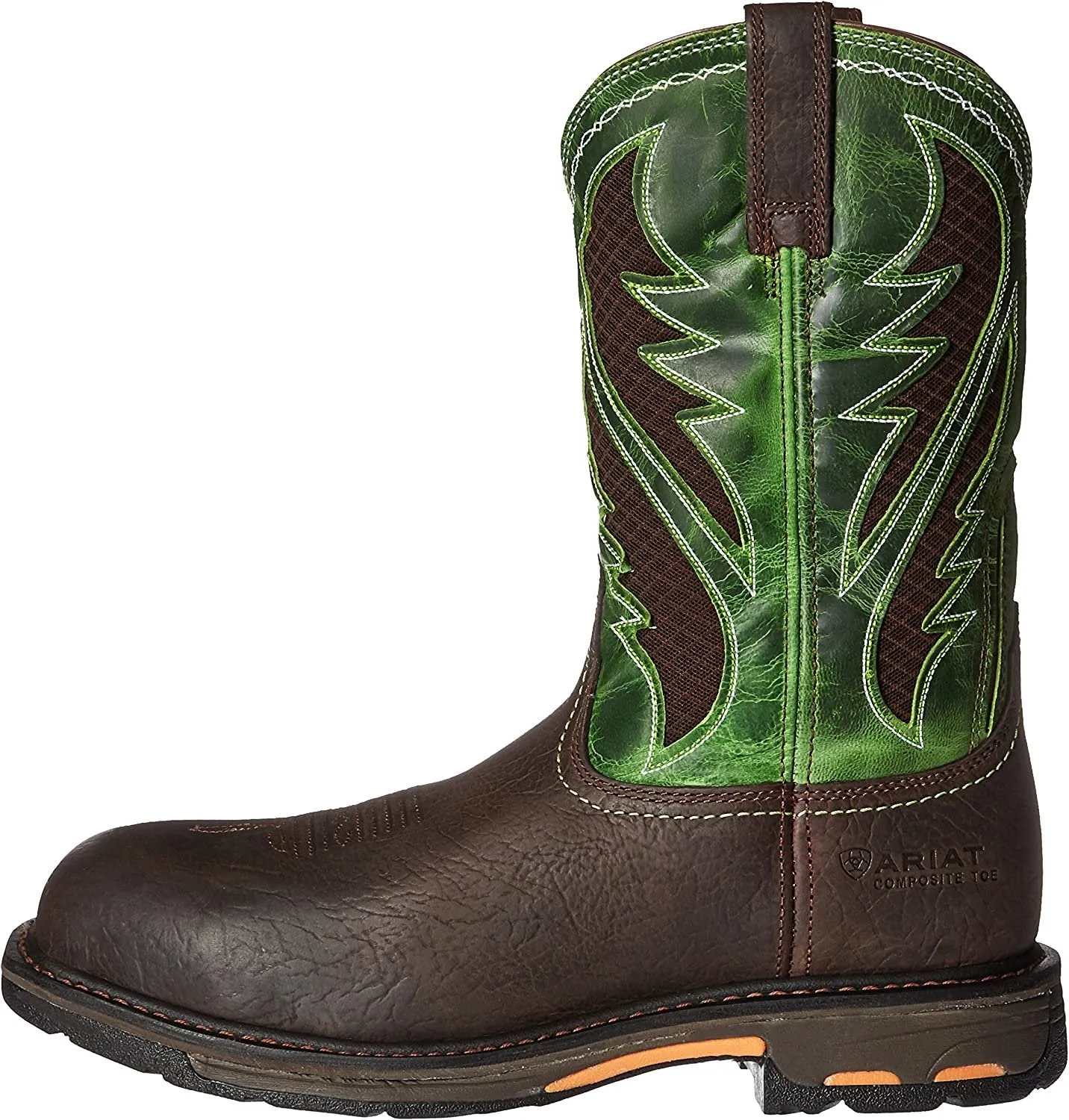 Ariat Men's Workhog Wide Square Venttek Composite Toe Work Boot Western Leather