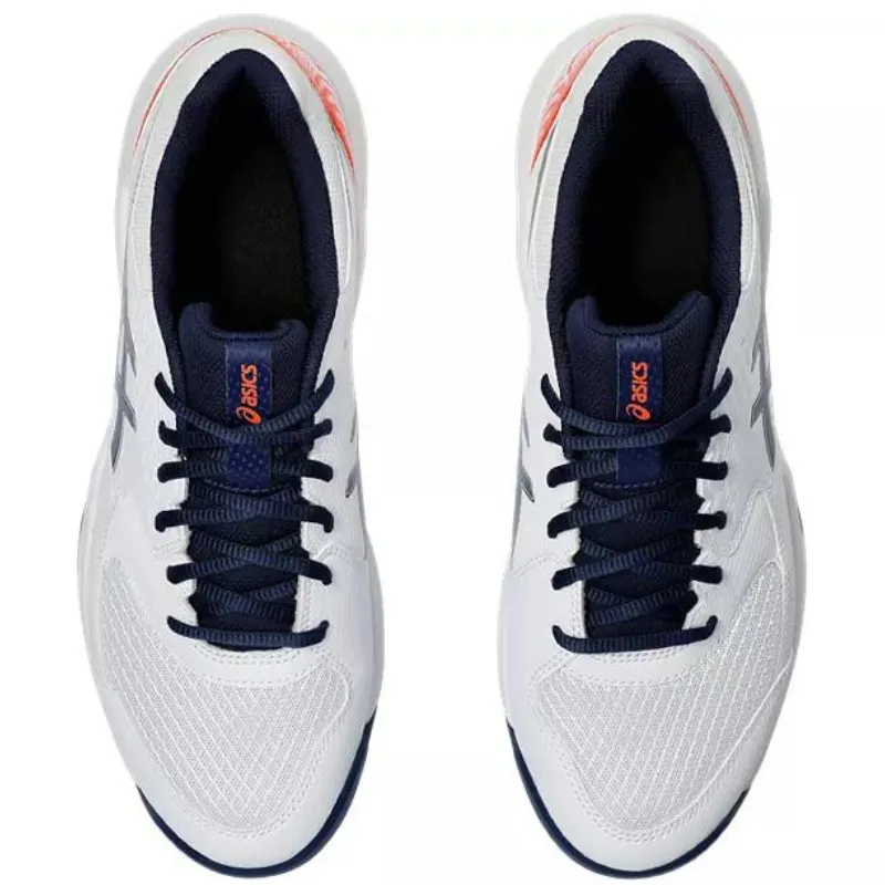 Asics GEL-DEDICATE 8 White/Blue Expanse Mens Tennis Shoes