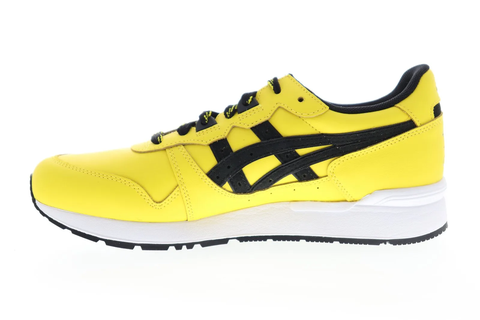 Asics Gel Lyte 1191A036-762 Mens Yellow Leather Low Top Lifestyle Sneakers Shoes