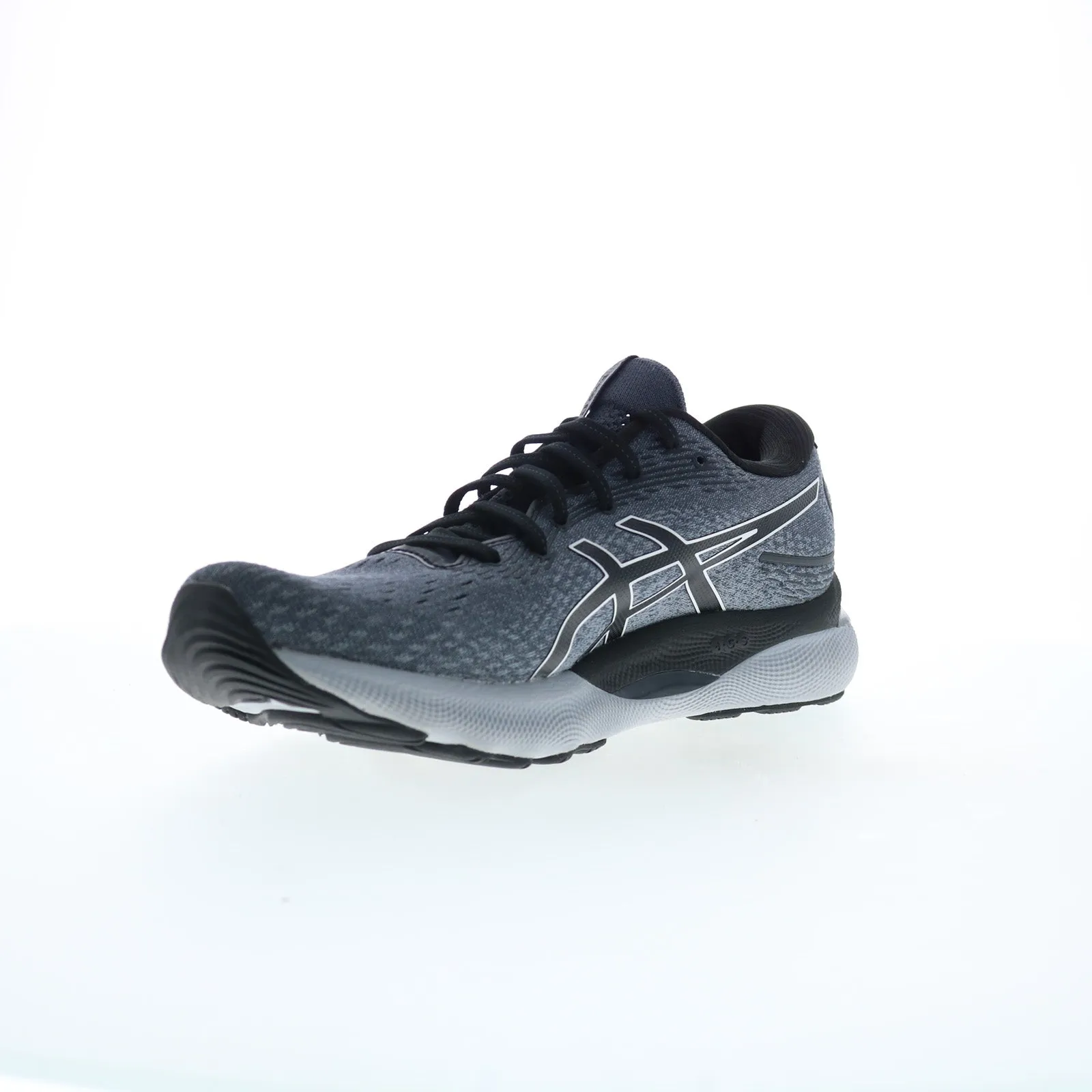 Asics Gel-Nimbus 24 1011B540-020 Mens Gray Mesh Athletic Running Shoes