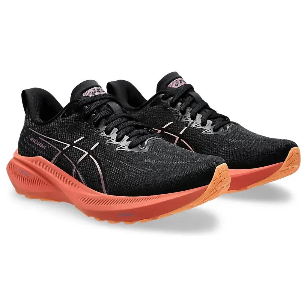 Asics Womens GT-2000 13  Colour Black Dark Aubergine Stabilty Running Shoe