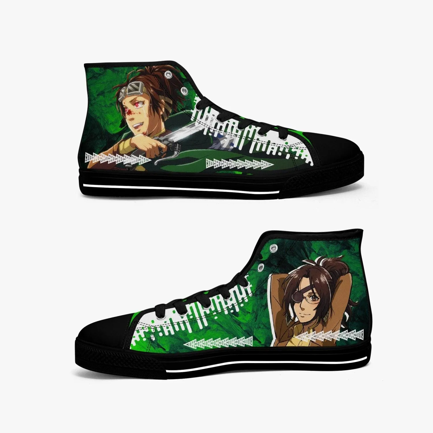 Attack On Titan Hange Zoe A-Star Mid Anime Shoes