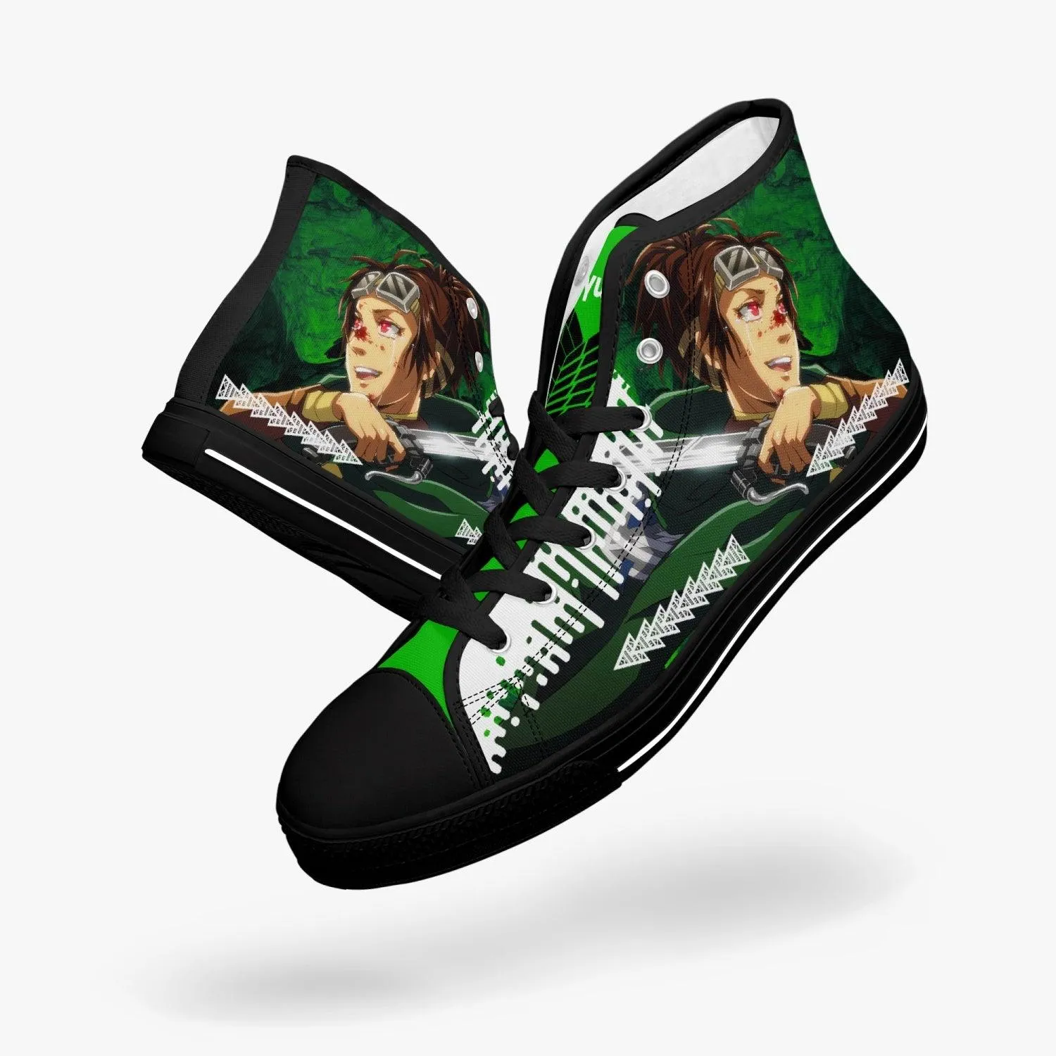 Attack On Titan Hange Zoe A-Star Mid Anime Shoes