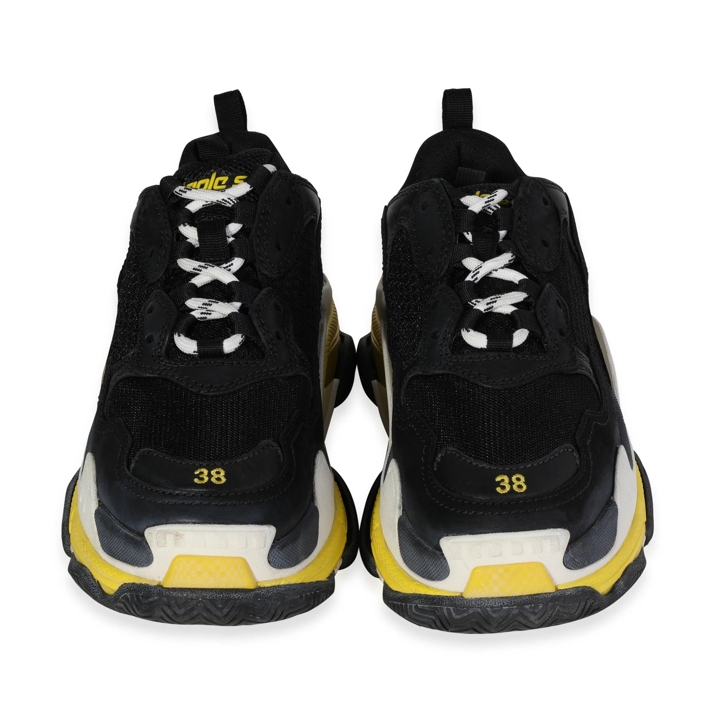 Balenciaga -  Balenciaga Wmns Triple S Black Yellow (38 EUR)