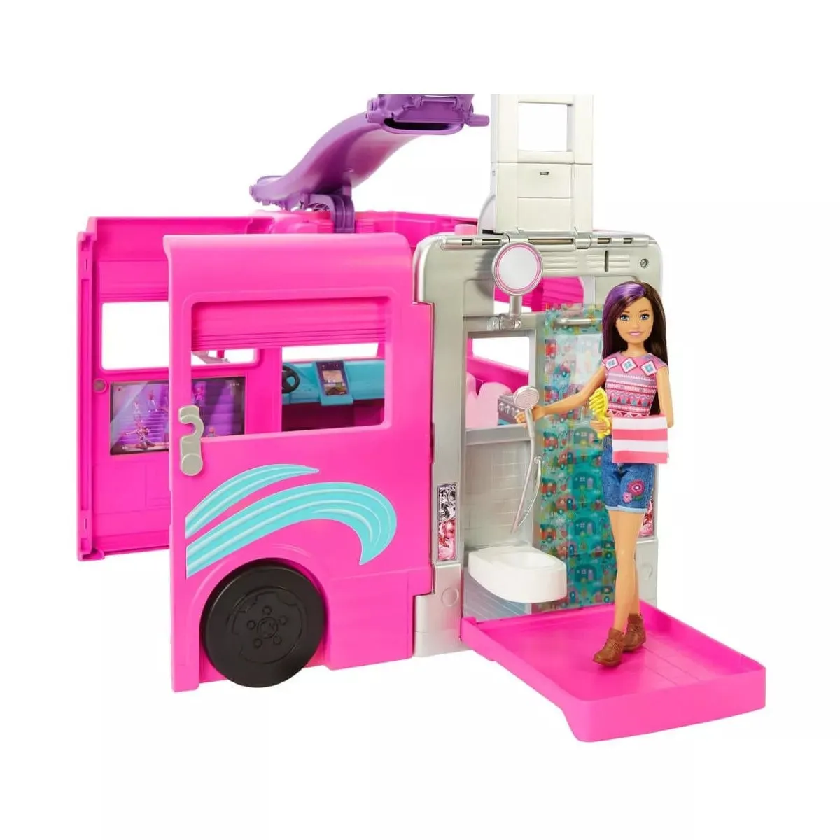 Barbie doll with "Dream Wardrobe" (27 pieces) from Mattel