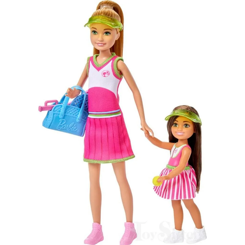 Barbie Tennis Chelsea & Stacie Doll Set