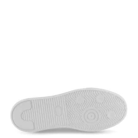 Bianco Dive Crystal Scalloped Sneakers