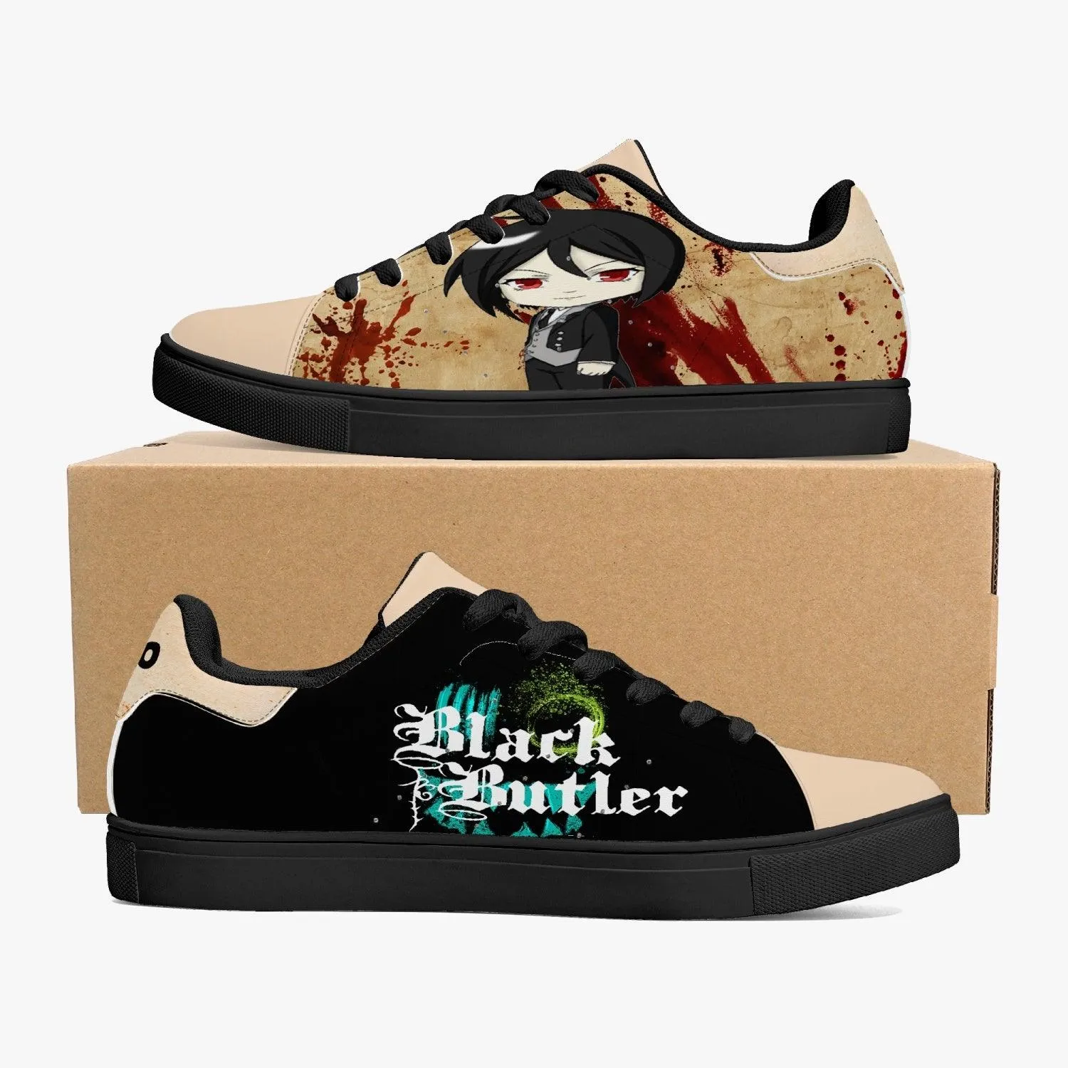 Black Butler Sebastian Michaelis Skate Anime Shoes