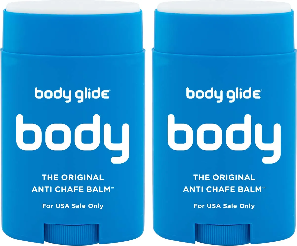 BodyGlide Original Anti Chafing Stick Balm 1.5oz-2pack   Body Glide For Her Anti Chafe Balm: Anti Chafing Sticks to Prevent Chafing, Raw Skin, and Irritation