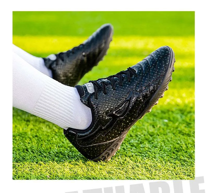 Breathable Low-Top Soccer Cleats for Summer Training