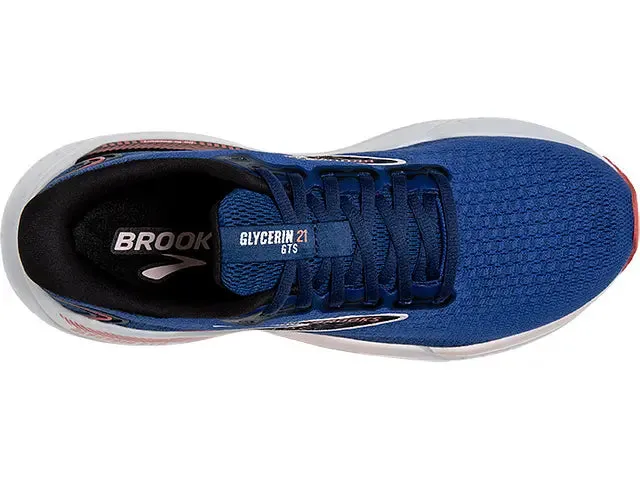 Brooks Womens Glycerin GTS 21- Blue/Icy Pink/Rose (1204091B496)