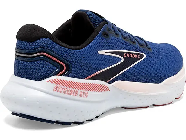 Brooks Womens Glycerin GTS 21- Blue/Icy Pink/Rose (1204091B496)