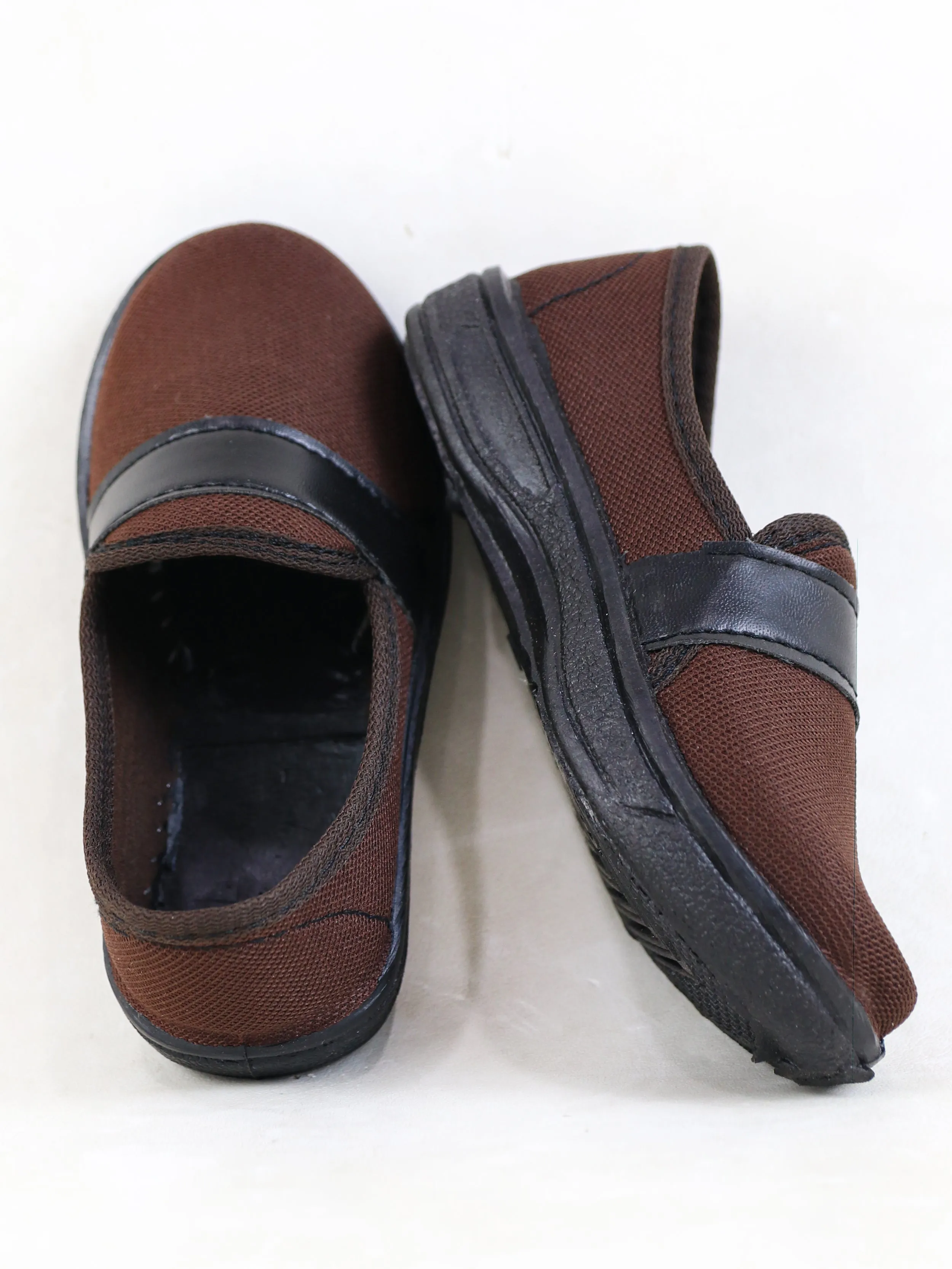 BS57 Boys Slip-On Shoes 5Yrs - 17Yrs Brown