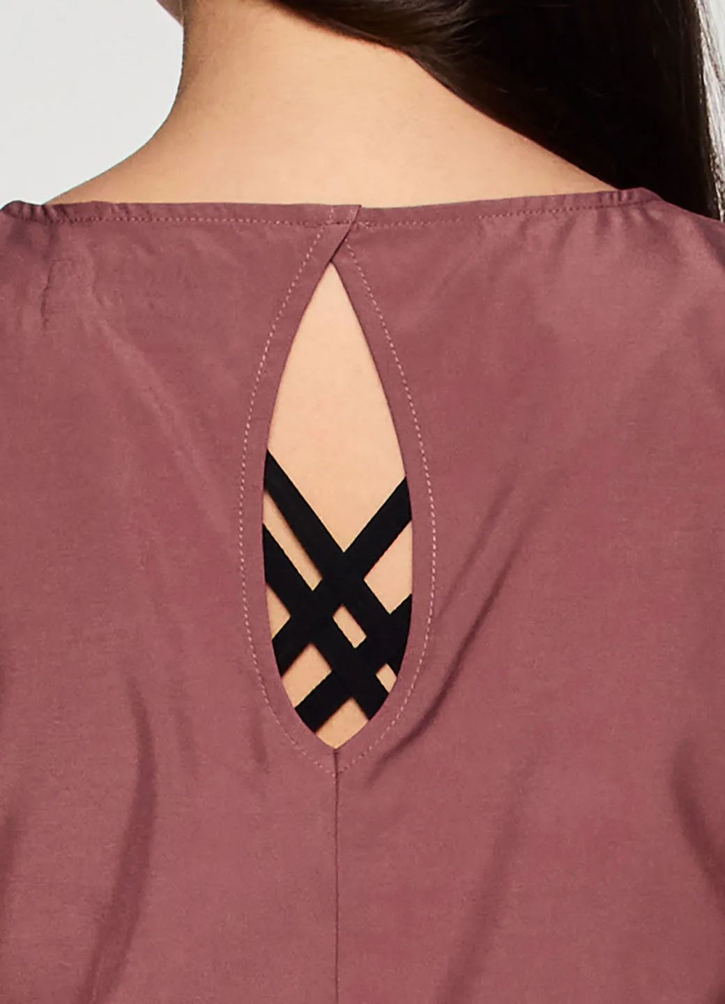 Candice Keyhole Back Woven Dress
