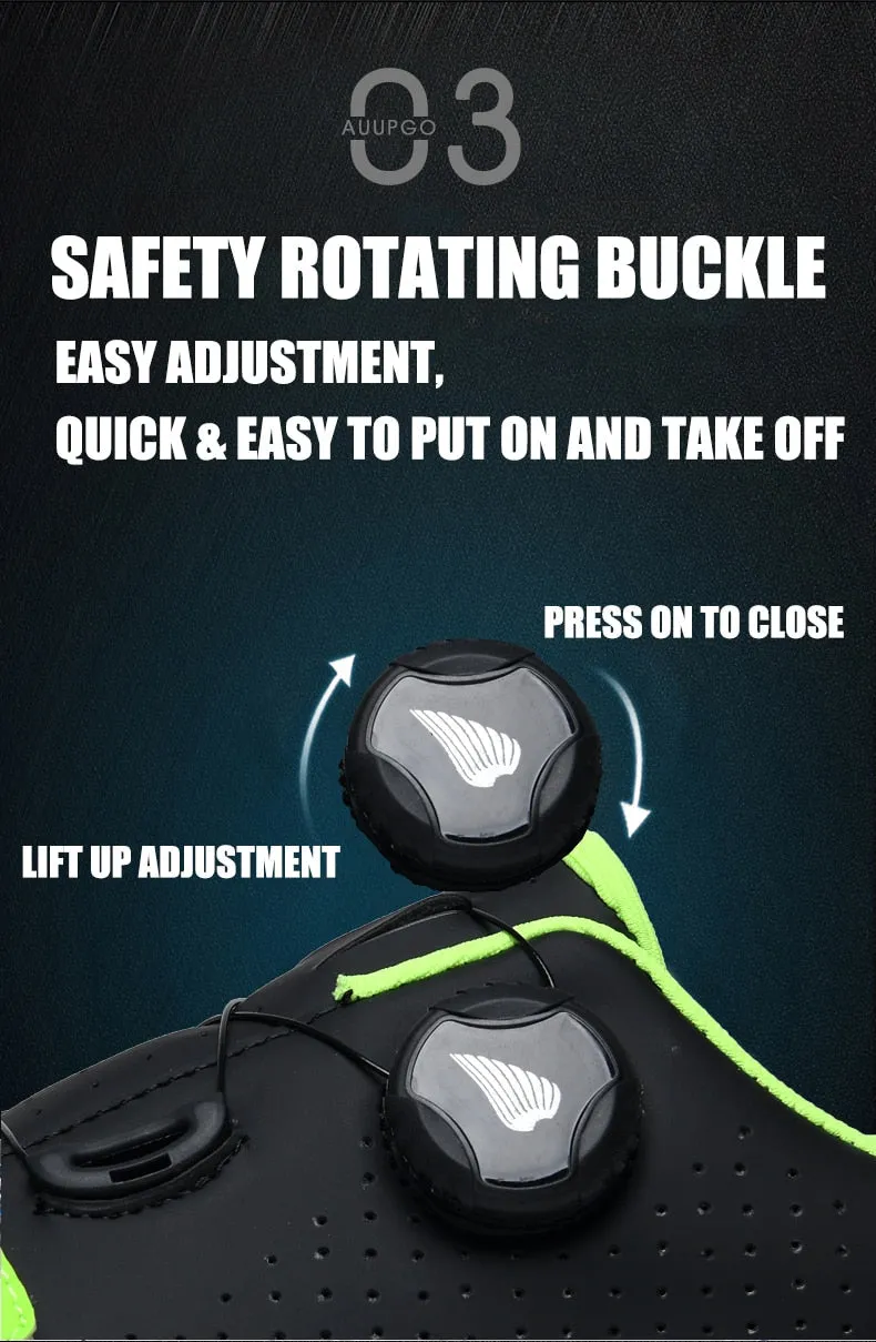Carbon Fiber Breathable Triathlon Mountain Bike Sneakers Sport Road Racing Bicycle Spin Buckle Cycling Shoes