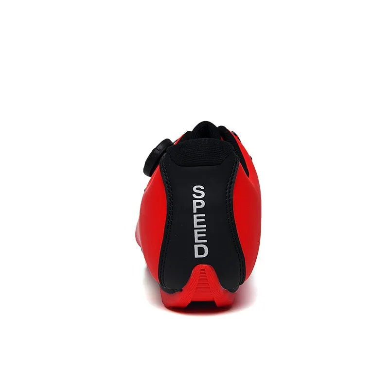 Carbon Fiber Breathable Triathlon Mountain Bike Sneakers Sport Road Racing Bicycle Spin Buckle Cycling Shoes