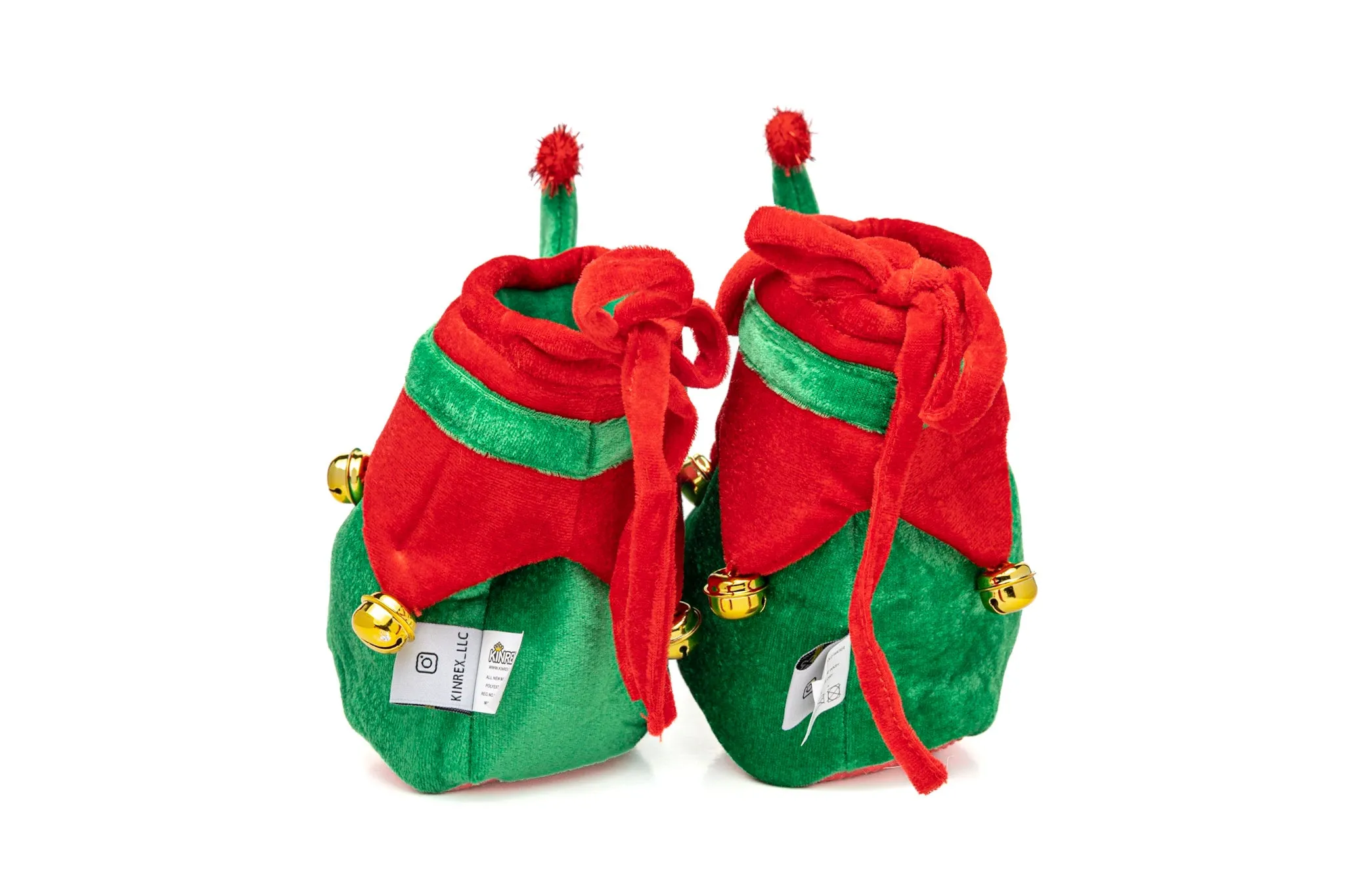 Christmas Elf Shoes Costume - Plush Elf Shoes For Kids & Adults
