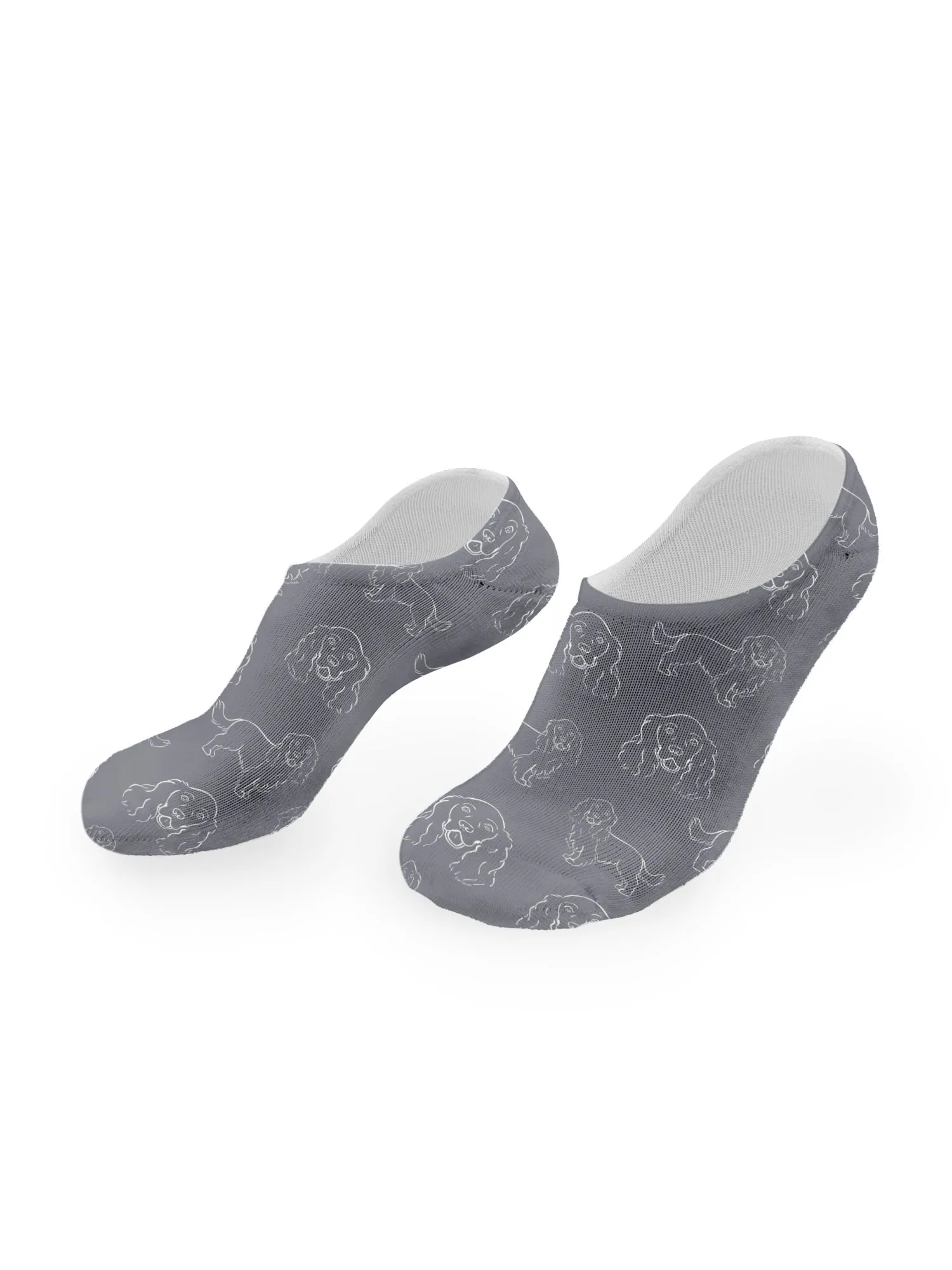 Cocker Spaniel No Show Socks