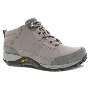 Dansko Pearla Waterproof Bootie Burnished Nubuck Stone