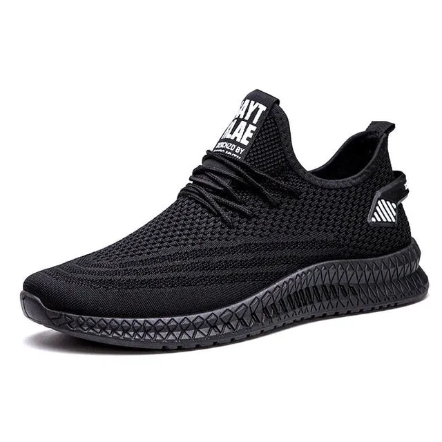 Designer Men's Casual Breathable Mesh Comfortable Walking Footwear Male Running Sport Shoes Sneakers