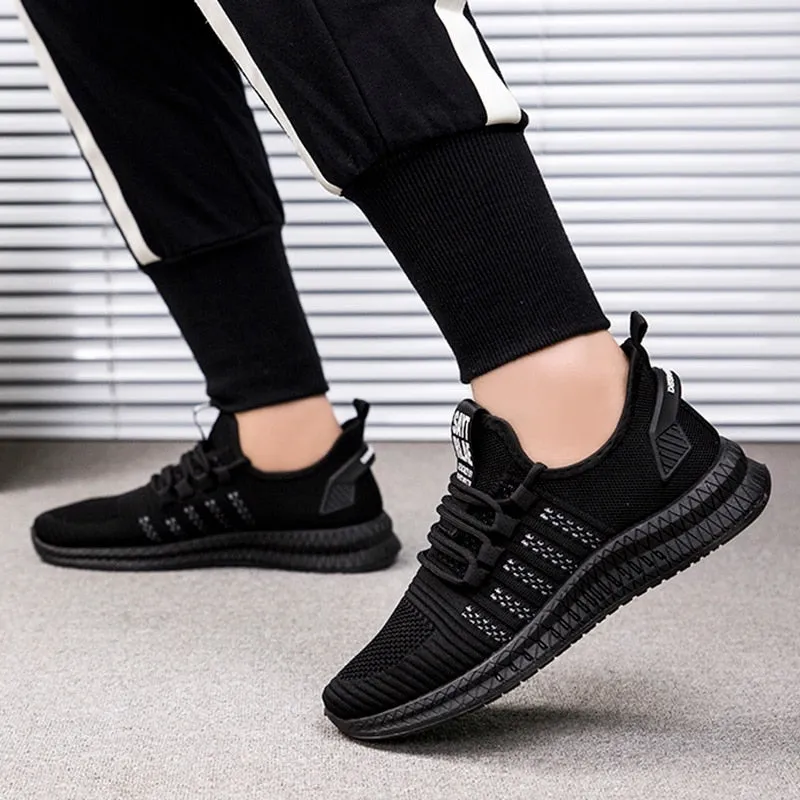 Designer Men's Casual Breathable Mesh Comfortable Walking Footwear Male Running Sport Shoes Sneakers
