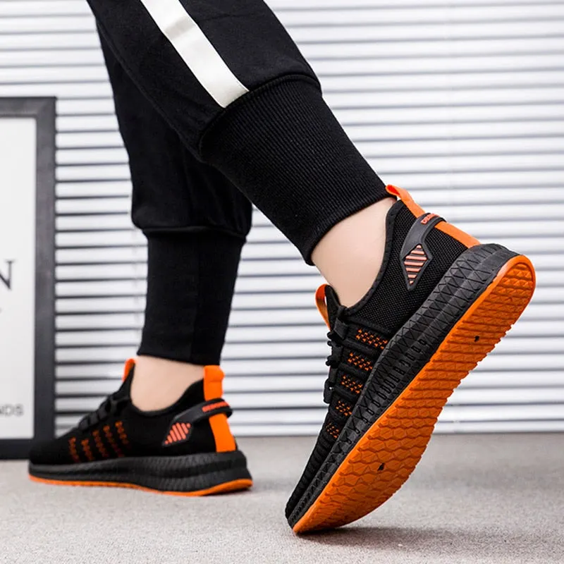 Designer Men's Casual Breathable Mesh Comfortable Walking Footwear Male Running Sport Shoes Sneakers